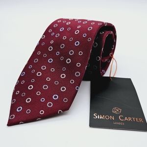 SIMON CARTER LONDON | 100% silk neck tie